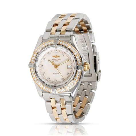 breitling ladies wings watch|ladies Breitling watch pre owned.